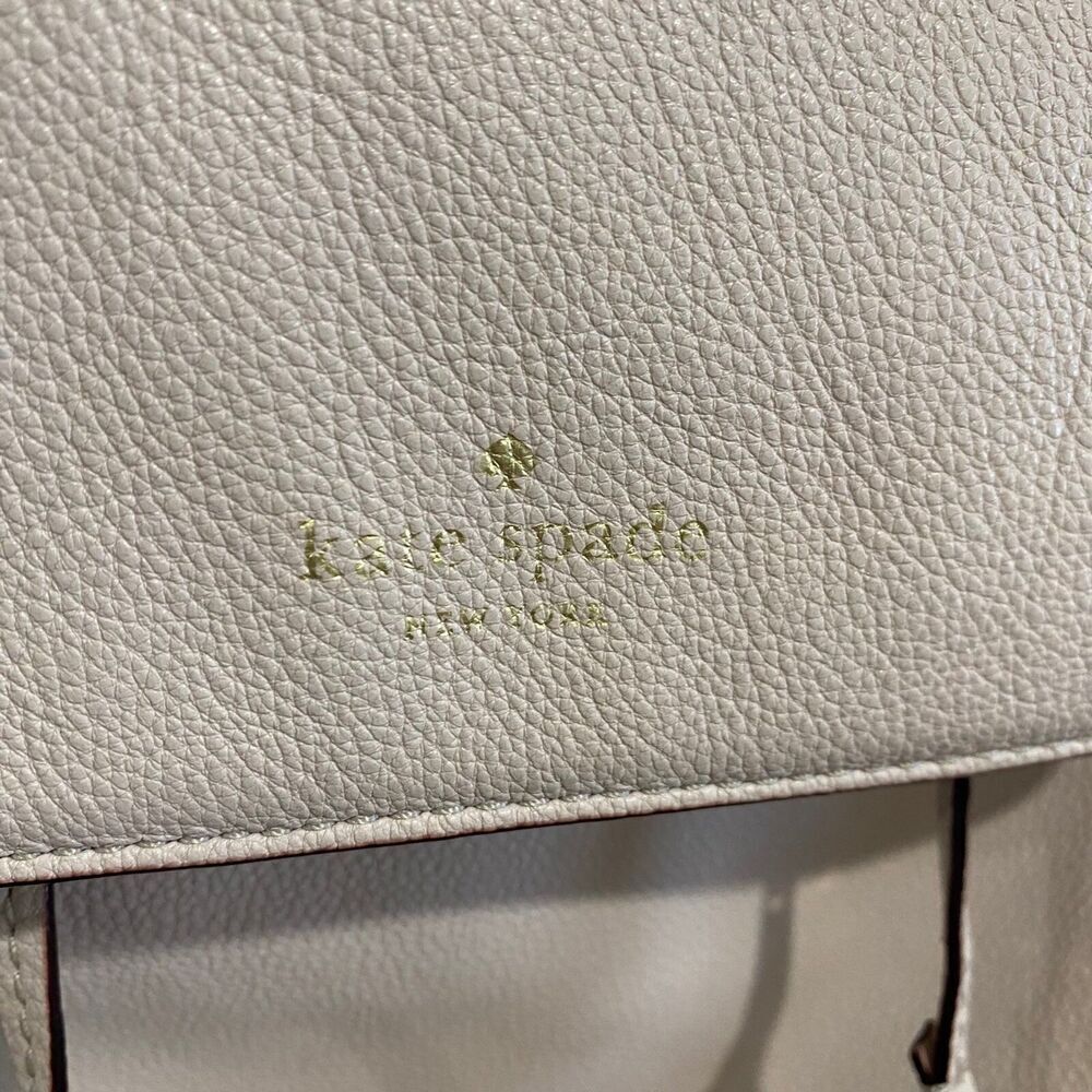 Kate Spade Wilder Grey Street Backpack Soft Pink Pebbled Leather - Picture 2 of 12